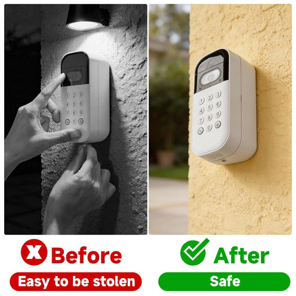 Screwdriver Replacements and 6 Pcs Security Mounting Screws Compatible with myQ Smart Garage Door Video Keypad, Easy to Install.