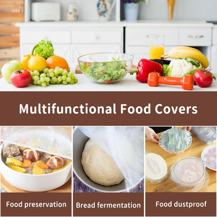 Reusable Bowl Covers for Bread Proofing 2pcs Eva Plastic Bowl Cover Stretch Elastic Food Storage Wrap Shower Caps Sourdough Rising Basket Dough Bread Baking Supplies Making Tools Accessories.