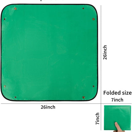 Repotting Mat for Indoor Plants - 26"*26" Plant Potting Tray Transplanting Mat Foldable Waterproof Indoor Gardening Supplies.