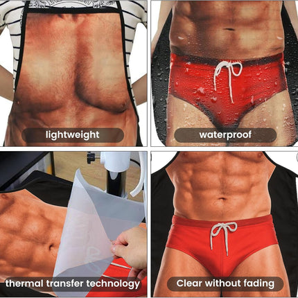 Funny Aprons for Men, Gag Grilling Apron for Men Women Kitchen Cooking Outdoor Party Barbecue.