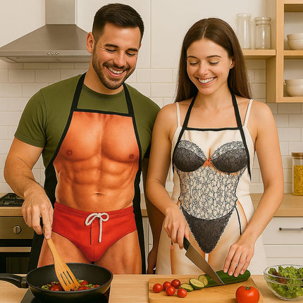 Funny Aprons for Men, Gag Grilling Apron for Men Women Kitchen Cooking Outdoor Party Barbecue.