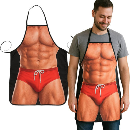 Funny Aprons for Men, Gag Grilling Apron for Men Women Kitchen Cooking Outdoor Party Barbecue.