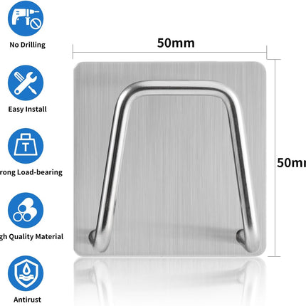 2-Pack Stainless Steel Sponge Holder for Kitchen Sink - Rustproof Brushed SUS304 Sponge Caddy Organizer, Wall/Surface Mount, Drainage Design, Clutter-Free Storage.