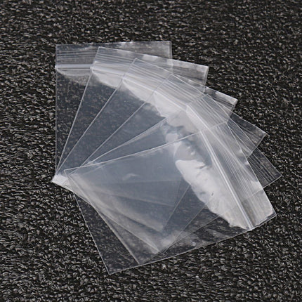 100 PCS Small Plastic Bags, 2" x 2.76" Resealable Zipper Poly Bags Mini Plastic Bags Clear Small Jewelry Bags for Jewelry, Screws, Storage.