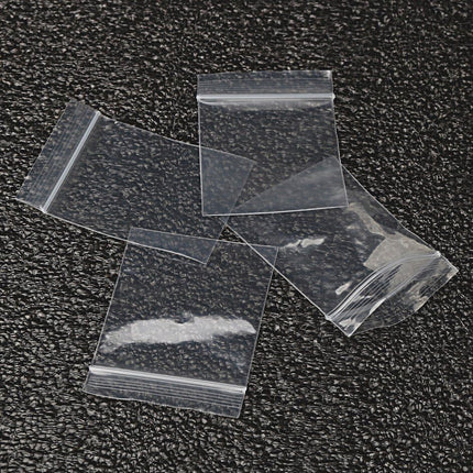100 PCS Small Plastic Bags, 2" x 2.76" Resealable Zipper Poly Bags Mini Plastic Bags Clear Small Jewelry Bags for Jewelry, Screws, Storage.
