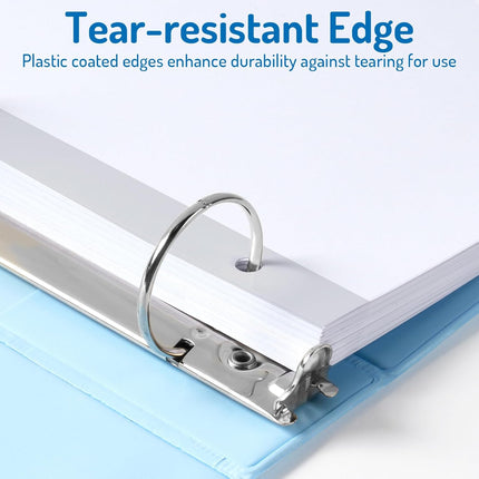 Blank Writable Binder Dividers, 1/5 Cut Tabs, 3 Hole Punch Dividers with Reinforced Edge, Binder Dividers with Multicolor Tabs, Letter Size, 3 Sets, 15 Dividers.