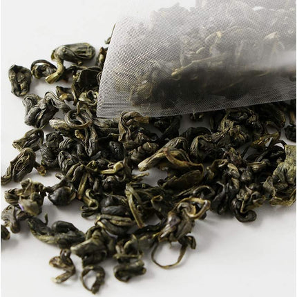 50 Pcs Tea Filter Bags Disposable Tea Bags for Loose Tea Herb Spice Empty Mesh Small Drawstring Seal Infuser Strainer Diy Bath Tea Bags Sachets (2.36x2.75inch).