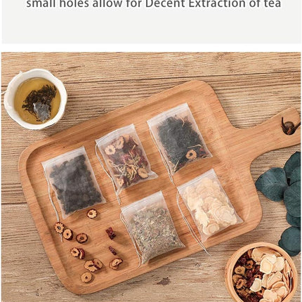 50 Pcs Tea Filter Bags Disposable Tea Bags for Loose Tea Herb Spice Empty Mesh Small Drawstring Seal Infuser Strainer Diy Bath Tea Bags Sachets (2.36x2.75inch).