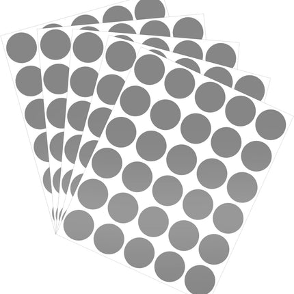 90 Pack Scratch Off Labels Stickers, 3 Sheets 1" Round Self-Adhesive Stickers for DIY Scratch Off Cards, Reward Cards, Party Favors.