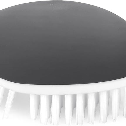 Vegetable Brush Potato Scrubber Brush Non Slip Comfortable Fruit Cleaning Tools for Washing Fruit Mushrooms Carrot or Tough-Skinned Vegetables (1 Pack Grey).
