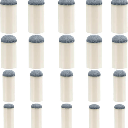 20pcs Slip On Pool Cue Tips, 4 Sizes Pool Queue Stick Tips Replacement Kit, Billiard Cue Sticks Tips Pool Cue Repair Kit Pool Table Accessories (9mm/ 10mm/ 12mm/ 13mm, Each Size 5pcs).