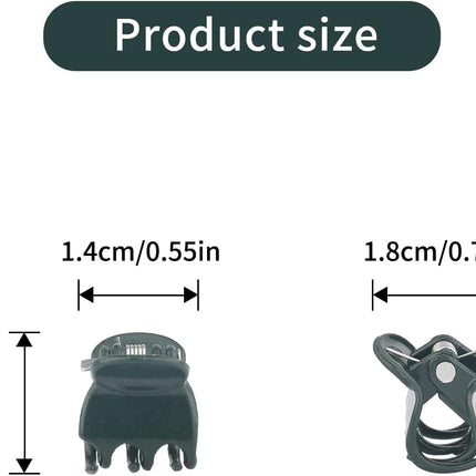 Orchid & Plant Support Clips - 100 Pcs Dark Green Garden Cymbidium Clips to Keep Stems & Vines Upright.