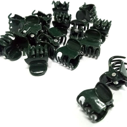 Orchid & Plant Support Clips - 100 Pcs Dark Green Garden Cymbidium Clips to Keep Stems & Vines Upright.