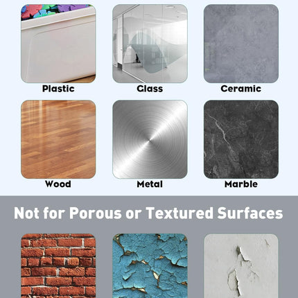 8 Pcs Door Stoppers for Wall, Adhesive Door Knob Wall Protector, Clear Wall Protectors from Door Knobs, Reusable Door Bumpers for Handle Shower Cabinet Home & Kitchen.
