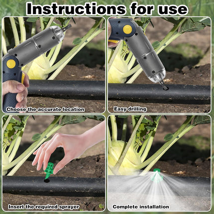 150Pcs Drip Irrigation Emitters, Micro Sprinkler Heads Misting Sprinkler Refraction Micro Sprayer Nozzles for Plants Lawn Water System (90/180/360 Degrees).