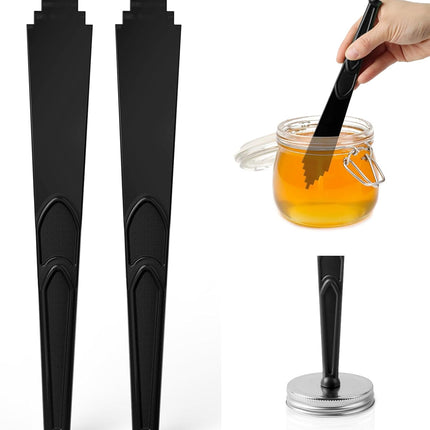Magnetic Jar Lid Lifter and Canning Bubble Popper Remover Measurer, 3 In 1 Canning Tools Supplies for Pot Home (2PCS).