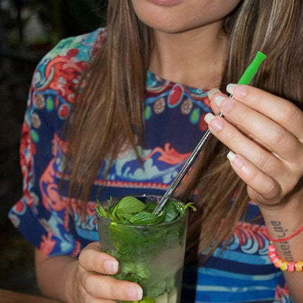 22Pcs Reusable Straws Tips, Silicone Straw Tips, Multi-color Food Grade Straw Tip Covers Only Fit for 1/4 Inch Wide(6MM Out diameter) Stainless Steel Straws by.