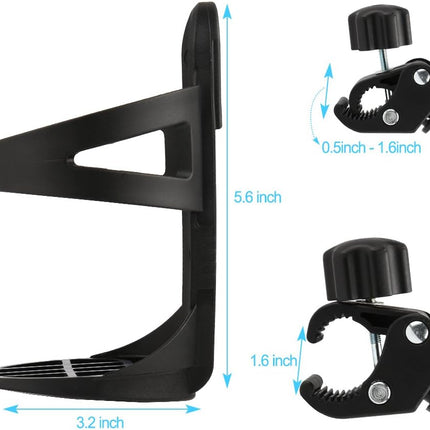 Universal Bike Water Bottle Holder for Large Bottles, Bike Water Bottle Cages Cup Holder Fits Most Bicycles.