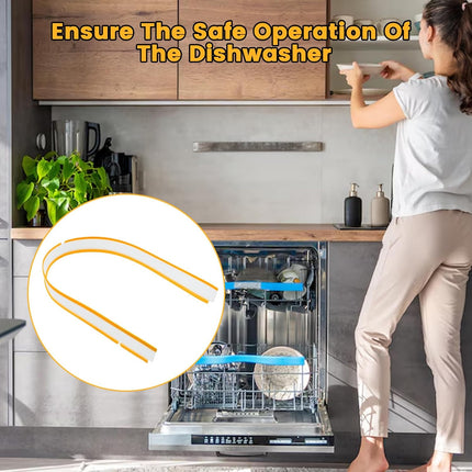 809006501 Dishwasher Bottom Door Gasket Replacement, Compatible for Fri-gidaire Ken-more E-lectrolux Cro-sley, Replaces 154576501 154297601 PS9495545 AP5809675 154297602 154588201.