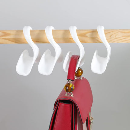 Purse Hanger Hook Bag Rack Holder - Handbag Hanger Organizer Storage - Over The Closet Rod Hanger for Storing and Organizing Purses | Backpacks |Satchels | Crossovers | Handbags | Tote（2 Pack）.