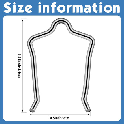 4 Pieces 96914 Retainer Clip Compatible with 1222 Faucet Value, Cartridge Removal Tool for One-Handle Tub Shower Faucet Cartridge Replacement.