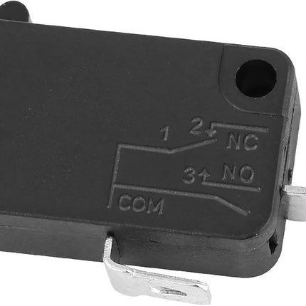 KW7-0 Micro Switch, Replacement for Air Fryer XL, Power XL, Vortex, Microswitches for Microwave Oven & Induction Cooker - Normally Open, 16A 125V/250V, 2Pins 1NO 1NC.