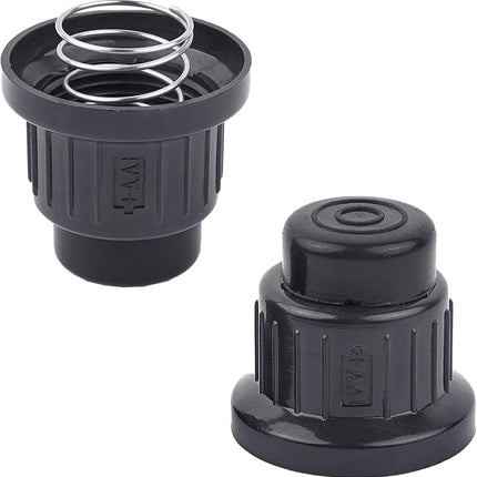 2Pcs AA Battery Push Button Igniter Caps with Spring, Igniter Replacement Button Cap for Blackstone Char-Broil Gas Grill, BBQ, Fire Pit, Barbecue, Spark Generator Cover.
