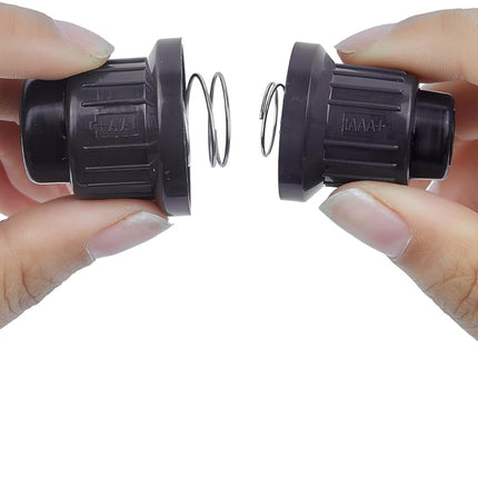 2Pcs AA Battery Push Button Igniter Caps with Spring, Igniter Replacement Button Cap for Blackstone Char-Broil Gas Grill, BBQ, Fire Pit, Barbecue, Spark Generator Cover.
