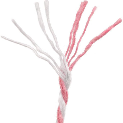 Pink and White Twine String, 328 Feet Christmas Bakers Twine String, 2MM Heavy Duty Packing String for DIY Crafts, Christmas Decoration, Gift Wrapping, Craft Wrapping.