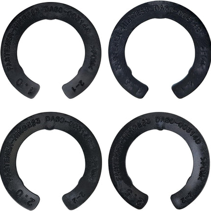 4 Pcs Upgraded DA99-04158A Hinge Shim Refrigerator Door Height Adjustment Kits, Replacement Parts for Samsung 3282540, DA60-00314C, PS6448337 AP5668209,4 Different Thickness.