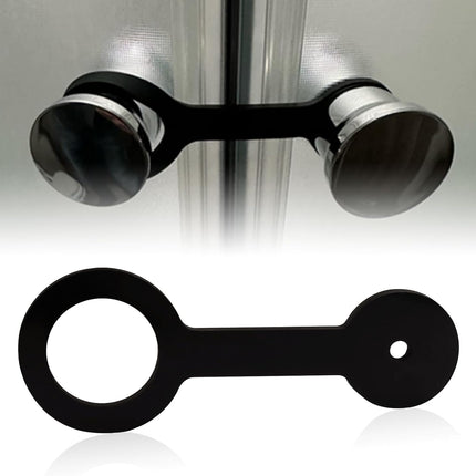 2 Pcs RV Shower Door Latch Strap, Silicone, Black, Fits Most Shower Doors for RV/Camper/Motorhome/Third Wheel, Compatible with Forest River #F100158276 and Jayco #0273349.