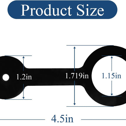 2 Pcs RV Shower Door Latch Strap, Silicone, Black, Fits Most Shower Doors for RV/Camper/Motorhome/Third Wheel, Compatible with Forest River #F100158276 and Jayco #0273349.