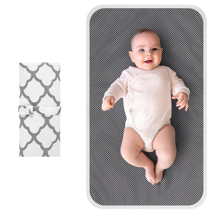 Portable Diaper Changing Pad, Waterproof Foldable Baby Changing Mat for Travel, Baby Essentials Shower Registry Gifts.