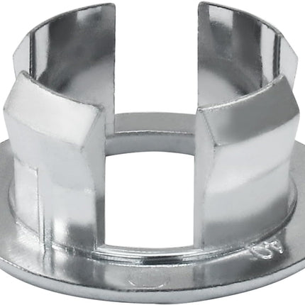 6 Pack Sink Overflow Ring Round Basin Trim Drain Cap Cover Sink Basin Trim Overflow Cover Hole Insert in Cap for Kitchen Bathroom, Chrome.