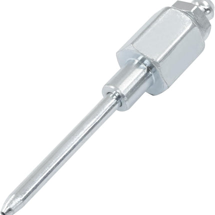 Grease Needle Nozzle, Nose Grease Dispenser Grease Gun Fittings and Gun Tips, Narrow Needle Greaser Adapter with 1/8 Inch NPT Threads for Hydraulic Systems/Mechanics (1 Pack).