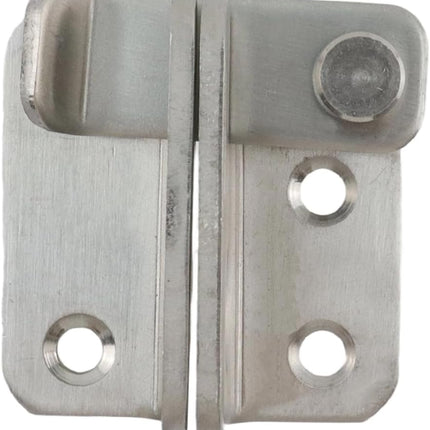 Door Lock Latch Sliding Door Lock Stainless Steel Gate Latches with Padlock Hole Flip Door Latch for Cabinet, Bathroom, Window, Garage Barn Door, Right Open -2pcs.