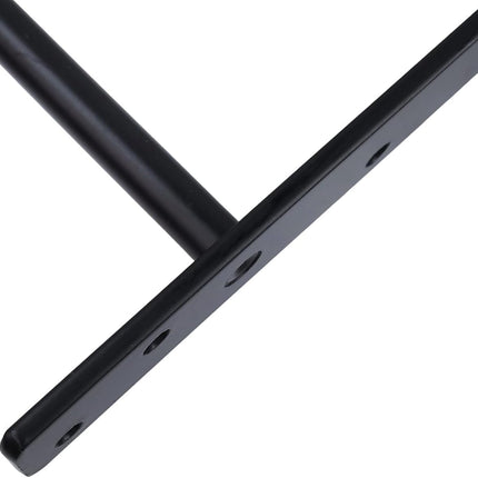 6-inch Floating Shelf Brackets Heavy Duty Hidden Brackets Black Blind Shelf Support for Floating Wood Shelves.