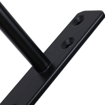 6-inch Floating Shelf Brackets Heavy Duty Hidden Brackets Black Blind Shelf Support for Floating Wood Shelves.
