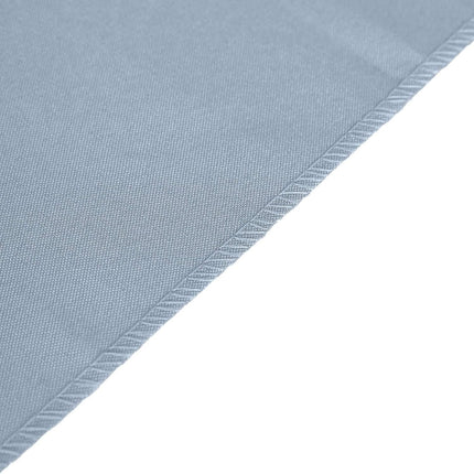 Efavormart Dusty Blue Premium Polyester Table Top Runner for Weddings Birthday Party Banquets Decor Fit Rectangle and Round Table.