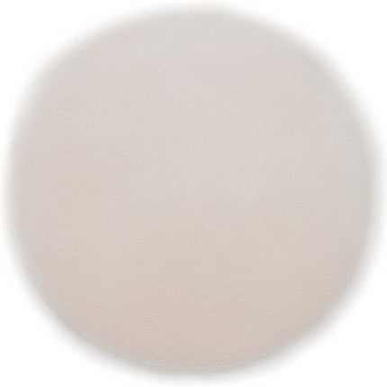 Efavormart 25 Pack 9" Beige Tulle Circles - Premium Sheer Netting Fabric for Neutral Wedding Decor, Sophisticated Party Favors, Floral Wraps and DIY Sewing Crafts.