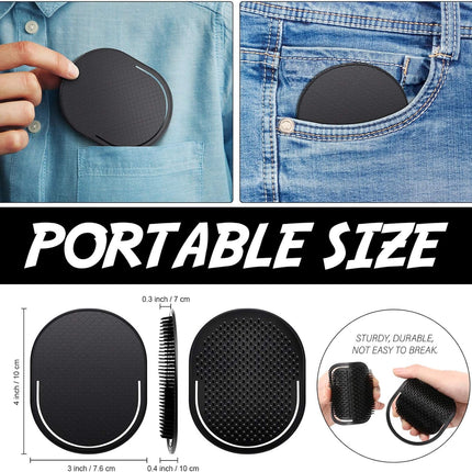 6 Pieces Pocket Palm Combs Pocket Brush, Shampoo Brushes, Scalp Massager Hair Brush Comb for Men Travel.