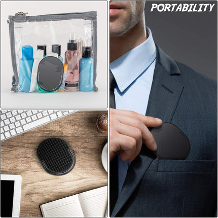 6 Pieces Pocket Palm Combs Pocket Brush, Shampoo Brushes, Scalp Massager Hair Brush Comb for Men Travel.