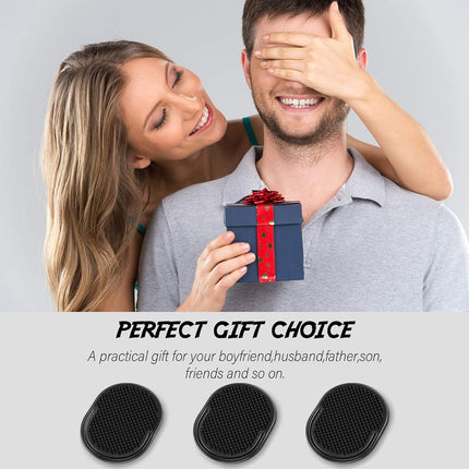 6 Pieces Pocket Palm Combs Pocket Brush, Shampoo Brushes, Scalp Massager Hair Brush Comb for Men Travel.