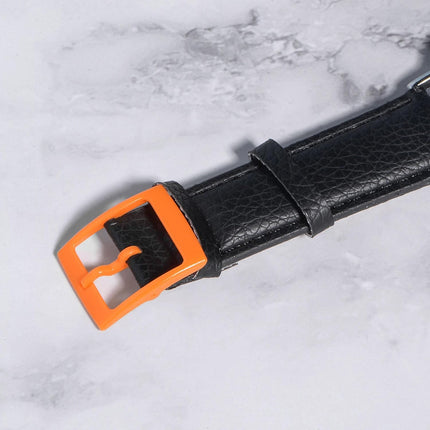 Watch Strap Clasp Replacement Plastic Buckle for 20mm Width Watch Bands Black 2 Pcs.