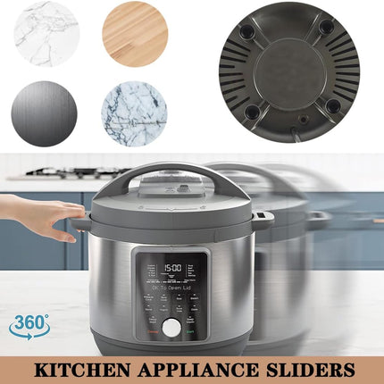 Appliance Sliders, 12PCS Kitchen Small Appliance Slider Self Adhesive Appliance Pads Countertop Accessories Kitchen Finds Gadgets for Air Fryer Mixer Coffee Maker.