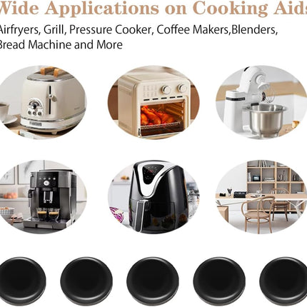 Appliance Sliders, 12PCS Kitchen Small Appliance Slider Self Adhesive Appliance Pads Countertop Accessories Kitchen Finds Gadgets for Air Fryer Mixer Coffee Maker.
