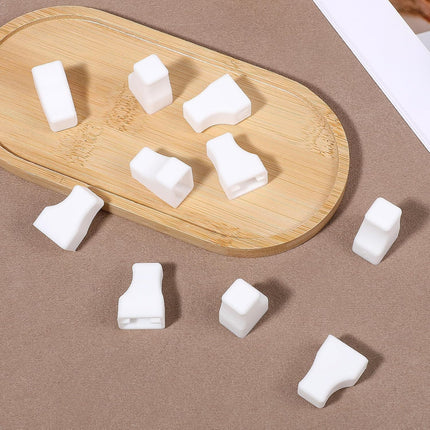 10 Pcs Coffee Syrup Pump Tip Covers, White Rubber Pourer Cap Fits for Syrup Pump, Pour Dispenser, Oil Liquor Bottle, Keep Sugar Condiments Olive Clean Preserved.