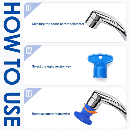 10 Pieces Faucet Aerator Removal Tool, Aerator Wrench Key Set Universal Sink Removal Wrench Tool with 5 Sizes M16.5, M21.5, M22.5, M24 for Bathroom Kitchen Faucet Maintenance.