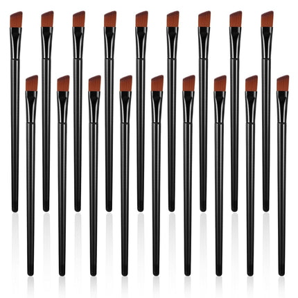 100 PCS Eyebrow Tint Brush, Eyeliner Brush Set Black Eyeliner Brushes Fine Angled Ultra Thin Angled Eyeliners Brushes.