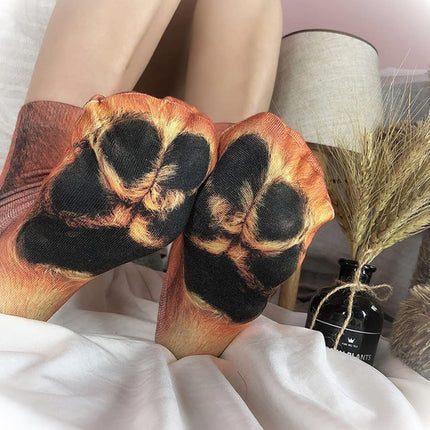 Valentines Day Gifts for Him Teens Her Funny Animal Paw Socks Gag Gifts Stocking Stuffers for Men Women.